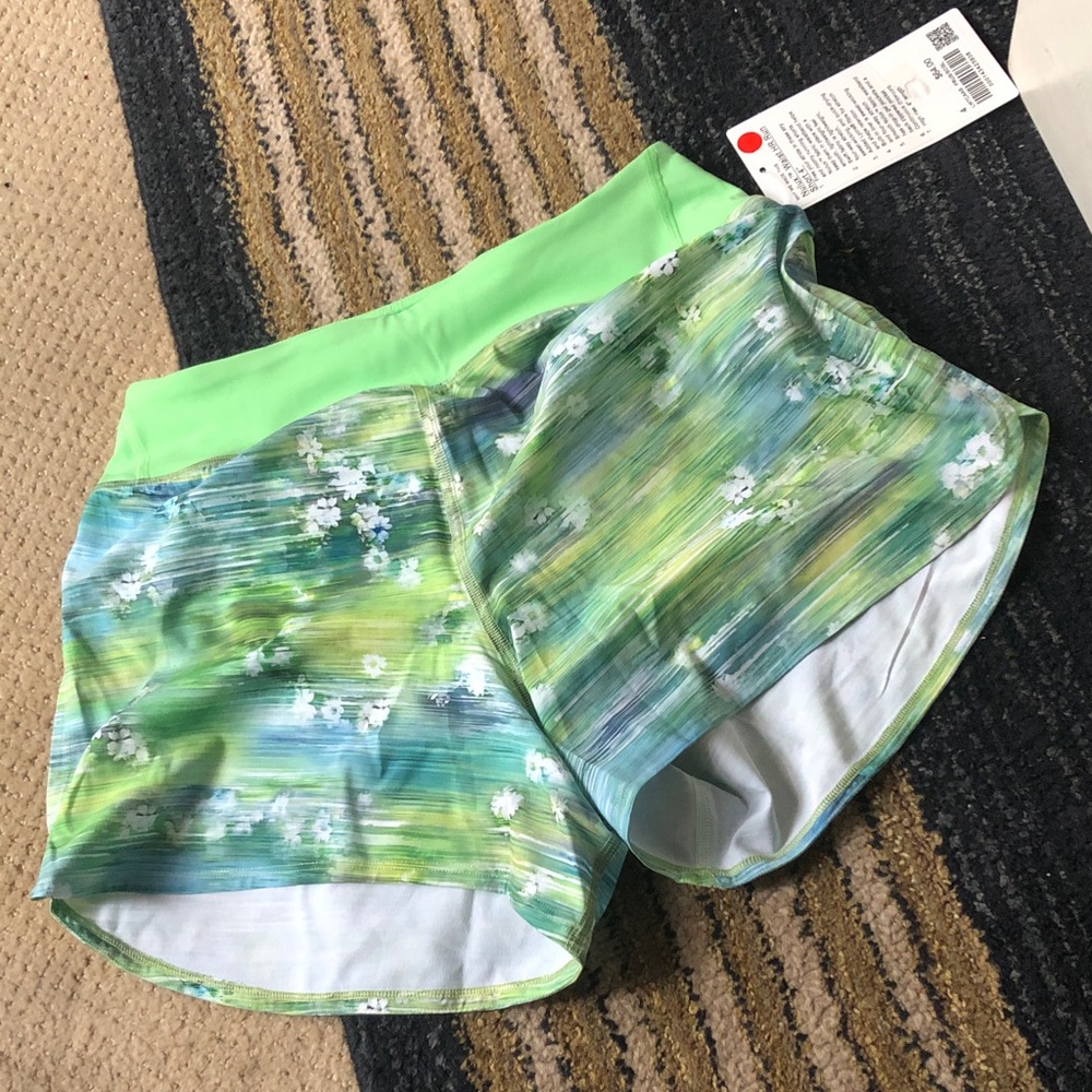 lululemon (4) Nulux Waist High Rise Run Short 4”